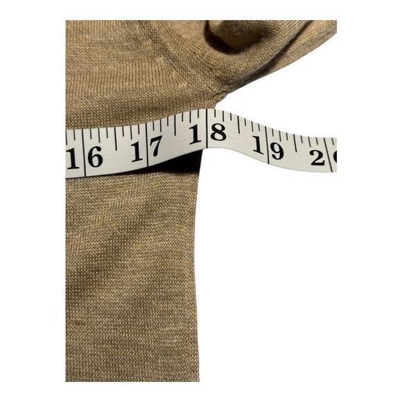 ZARA Women's Tan Knit Pullover Sweater Size Small Long Sleeve Casual - Picture 5 of 7